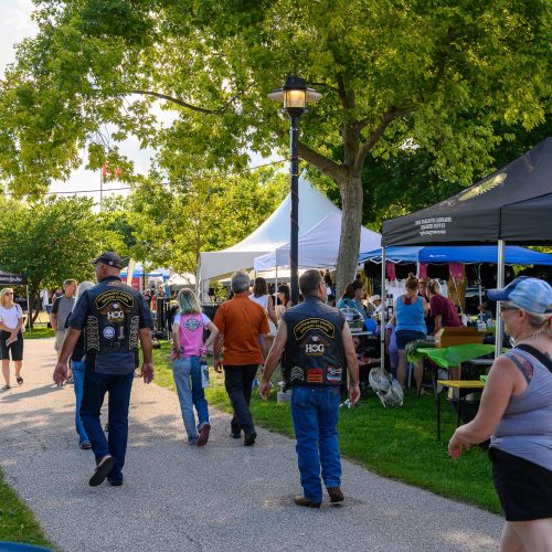 Vendors in Park